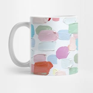 I Love To Paint Aesthetic Pastel Paint Brush Strokes Mug